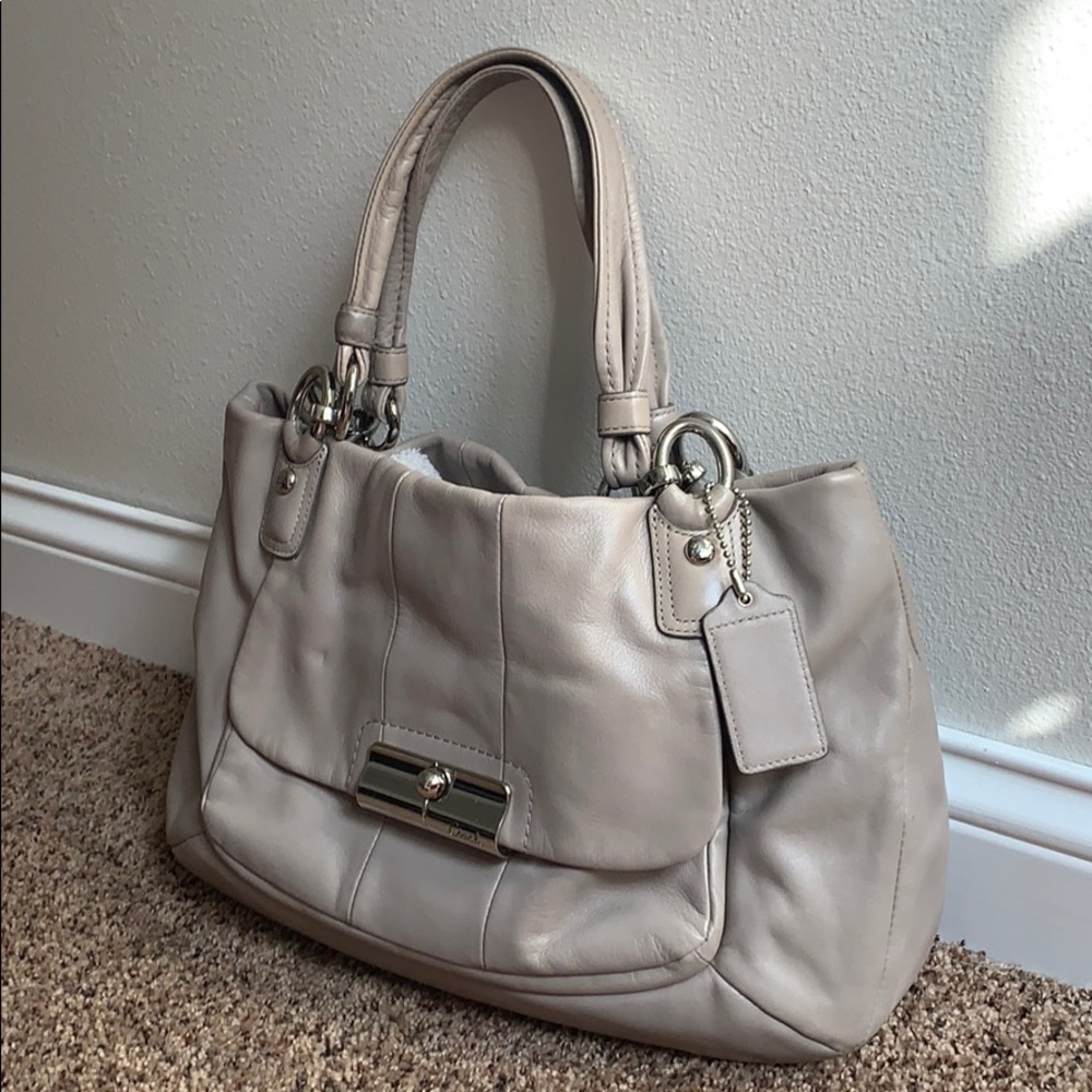 Coach Kristin Satchel in Taupe